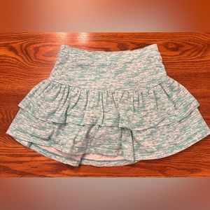 Jumping Beans Girls Youth Teal Aqua Skort Skirt/shorts Size 7